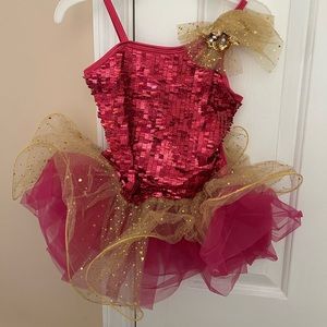 Curtain call child’s dance costume. Only worn once for a dance recital